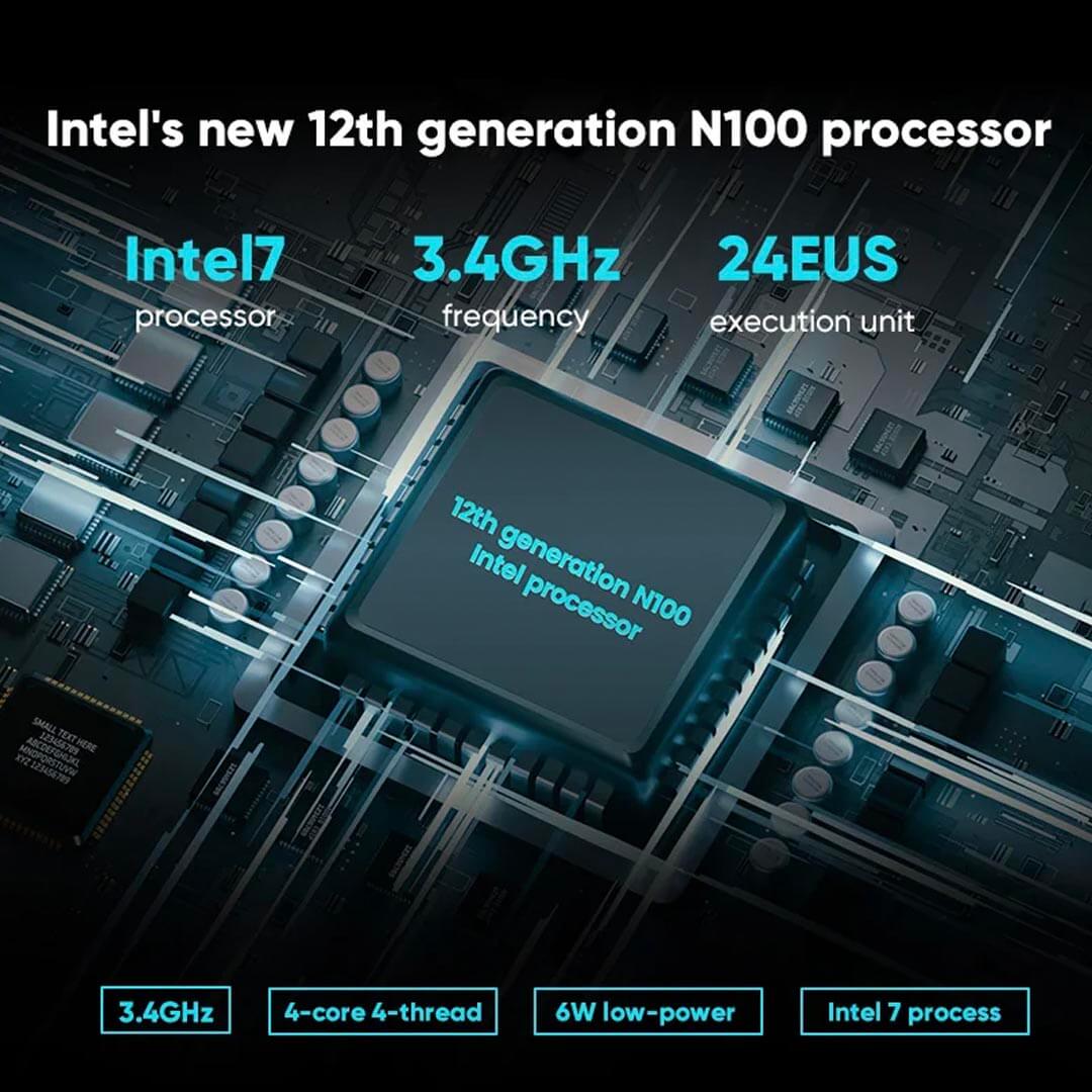 NUC Mini PC Intel N100 8GB RAM 128GB SSD
