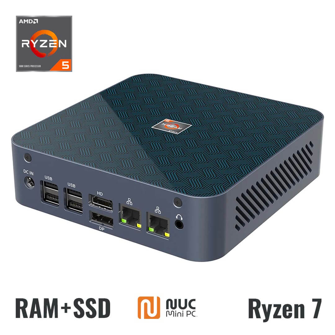 NUC Mini PC AMD Ryzen 7 5800H 8GB RAM 256GB SSD